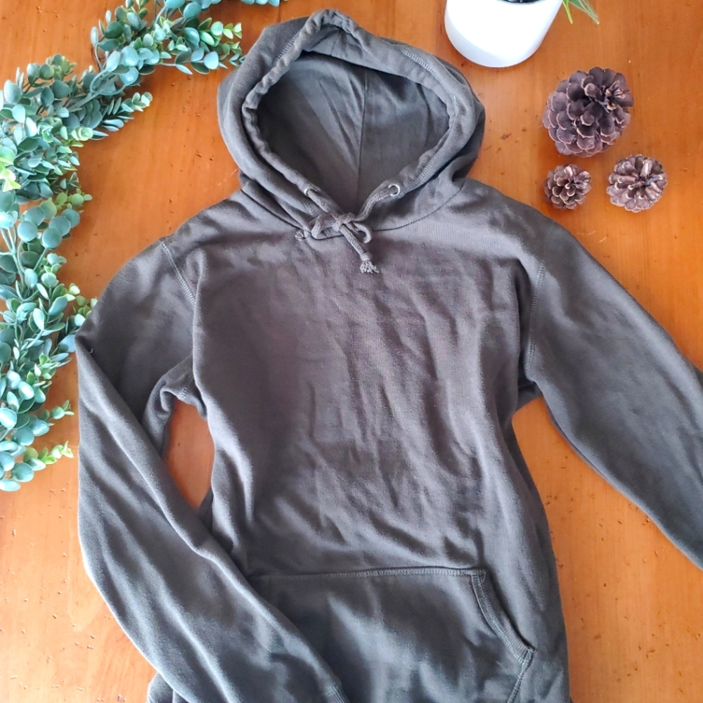 Cotton On hoodie green medium comfy